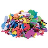 DAS EVA FOAM SHAPES ASSORTED PACK 500