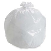 HARVEYS REFUSE BAG LARGE W300 X H710 X D280MM WHITE PACK 50