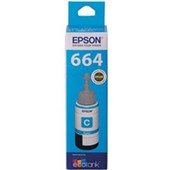 EPSON T664 ECOTANK INK BOTTLE CYAN