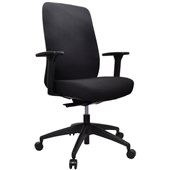 BURO VELA TASK CHAIR HIGH BACK ARMS BLACK
