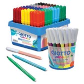 GIOTTO TURBO MAXI FELT TIP MARKERS PACK 108