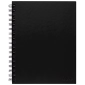 ICON SPIRAL NOTEBOOK A5 HARD COVER BLACK 200 PAGE