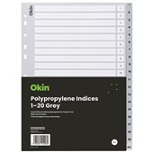 ICON PP INDICES 120 TABS A4 GREY