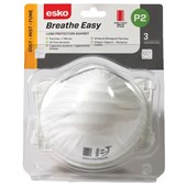 ESKO BREATHE EASY P2 NONVALVED MASK PACK 3
