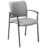 EDEN POLO PLUS VISITOR CHAIR WITH ARMS KEYLARGO FABRIC UPHOLSTERY