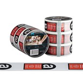 MPH MESSAGE TAPE RED ON WHITE 48MM X 100M WARNING ASBESTOS