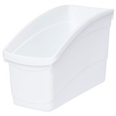 ELIZABETH RICHARDS BOOK STORAGE TUBS PLASTIC WHITE