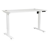PULSE ELECTRIC DESK 1500 X 750MM WHITE BASE WHITE TOP