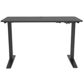 MONDO LYPTA HEIGHT ADJUSTABLE DESK BLACK FRAME BLACK TOP