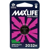 MAXLIFE BATTERY LITHIUM COIN CR2032 PRO SERIES SINGLE