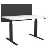 BOYD ACOUSTIC MODESTY DESK SCREEN 36MM L1200 X W600MM SLATE