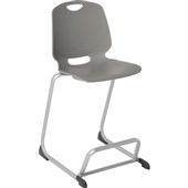 EDEN SPARK LAB STOOL STACKABLE GREY