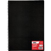 WARWICK VISUAL ART DIARY A3 100GSM 50 LEAF BLACK