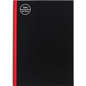 MILFORD NOTEBOOK A4 RED AND BLACK