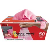 FILTA GRABARAG MICROFIBRE CLOTHS 300X300MM PINK BOX 50