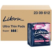 LIBRA ULTRATHIN SUPER WITH WINGS PAD PACK 12 CARTON 6 PACKS
