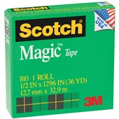 SCOTCH 810 MAGIC TAPE 12MM X 33M