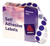 AVERY 937236 DMC14B DISPENSER SELF ADHESIVE CIRCLE LABEL DISPENSER PACK DIA 14MM BLUE BOX 1050