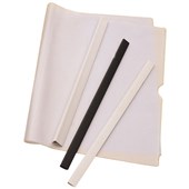FILEFAST FOLDER BAR A4 5MM BLACK PACK OF 5