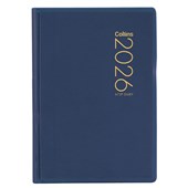 COLLINS DIARY POCKET A73P NAVY WEEK TO VIEW PVC EVEN YEAR