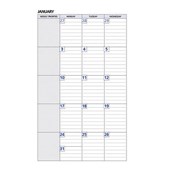 DEBDEN DAYPLANNER PERSONAL EDITION REFILL 2027 MONTH TO VIEW