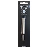 BALLPOINT PEN REFILL GBP PARKER COMPATIBLE MEDIUM BLACK PKT2 HANGSELL
