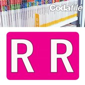 CODAFILE ALPHA LABEL R 162568 40 LABELS