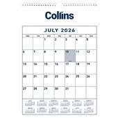 COLLINS MID YEAR CALENDAR A3 MONTH TO VIEW 20262027