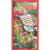 DIARY COLLINS CW7 NOTES FLORAL ASSORTED DESIGNS W80 X L152MM EVEN YEAR