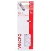VELCRO STICK ON STRIP HOOK AND LOOP 20 X 150MM WHITE