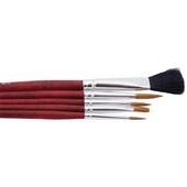 DAS 21V PAINT BRUSH SET MIXED HAIR PACK 5