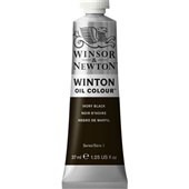 WINSOR AND NEWTON WINTON OIL PAINT SERIES 1 37ML IVORY BLACK