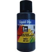 5 STAR LIQUID DYE CONCENTRATE 50ML RED