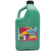 5 STAR TEMPERA POSTER PAINT WASHABLE BOTTLE 2L GREEN