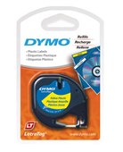 DYMO 91202 LETRATAG LABELLING TAPE 12MM HYPER YELLOW