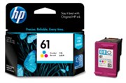 HP CH562WA 61 INK CARTRIDGE TRI COLOUR PACK CYANMAGENTAYELLOW