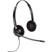 PLANTRONICS ENCOREPRO HW520 HEADSET CORDED BINAURAL NOISECANCELING BLACK