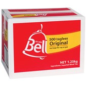 BELL TEA BAGS ORIGINAL TAGLESS BOX 500