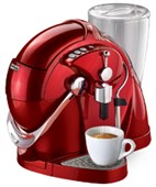 CAFFITALY NAUTILUS COFFEE MACHINE CAPSULE W290 X H220 X D332MM RED