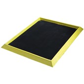 ADVANCE BOOT DIP TRAY AND MAT W980 X H910 X D50MM BLACK AND YELLOW