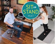 JASTEK SITSTAND CHAIRMAT RECTANGLE 1140 X 1340MM