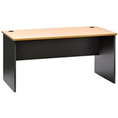 PULSE DESK OD625 1500 X 750MM BEECH AND IRONSTONE SLAB END