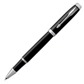 PARKER IM ROLLERBALL PEN BLACK CHROME TRIM