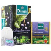 DILMAH TEA BAGS BLACKCURRANT BLACK TEA INDIVIDUALLY FOIL ENVELOPED BOX 20