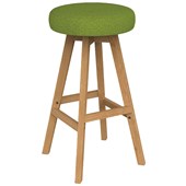 KNIGHT LUNA BUTTON BARSTOOL AVOCADO GREEN