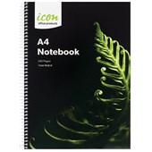 ICON SPIRAL NOTEBOOK A4 SOFT COVER 240 PAGE