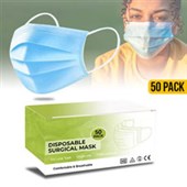 PURNOTE DISPOSABLE SURGICAL MASK EARLOOP PACK 50