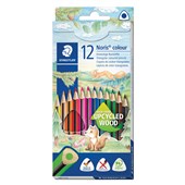 STAEDTLER NORIS 187 TRIANGULAR COLOURING PENCILS PACK 12