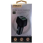 SANSAI DUAL USB CAR CHARGER TYPE C AND TYPE A