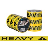 MPH MESSAGE TAPE BLACK ON YELLOW 48MM X 100M HEAVY